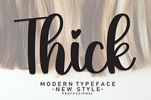 Thick | Script Font