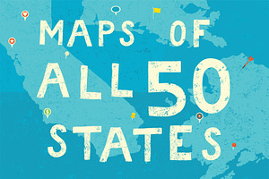 Maps of All 50 United States