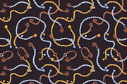 Gold, silver chains seamless pattern, a Pattern Graphic by Good Studio (Thumbnail 9 of 20)