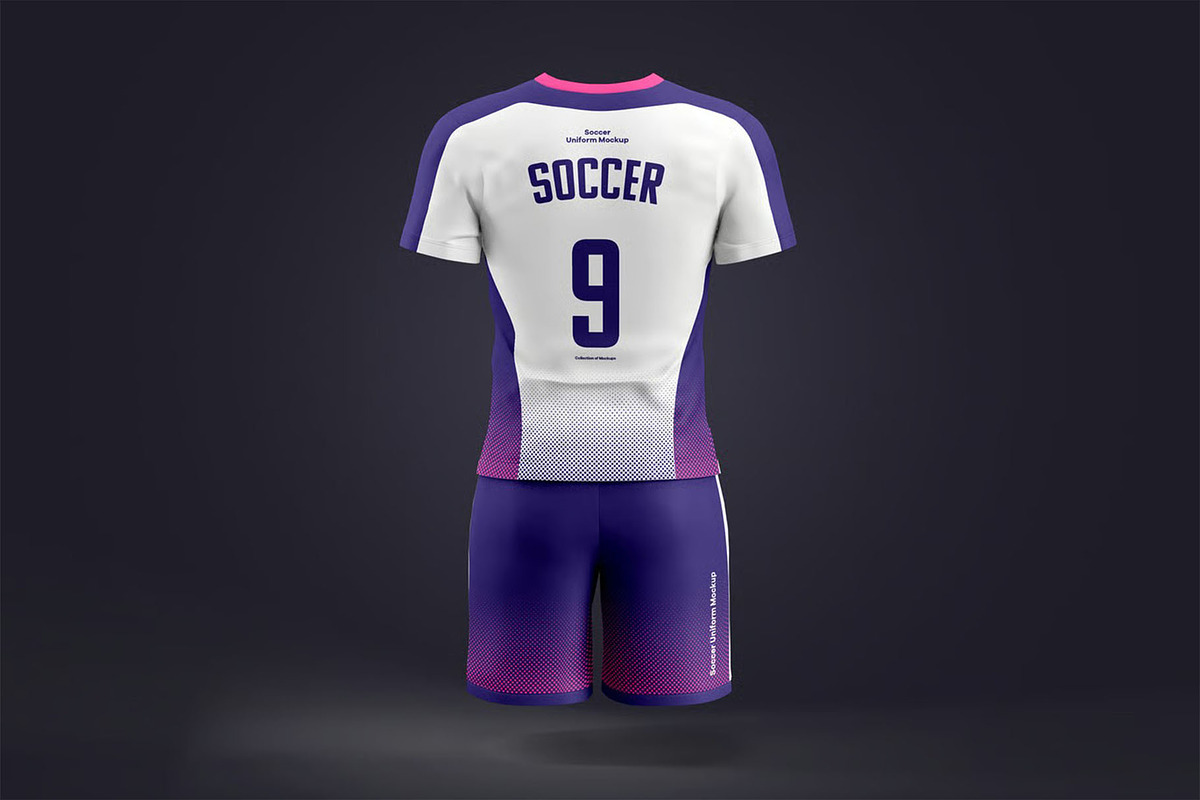 Soccer Uniform Mock-up, an Apparel Mockup by zippypixelstudio (Photo 3 of 11)