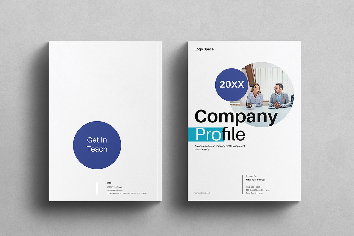 Company Profile Template, a Brochure Template by E-Type (Photo 7 of 7)