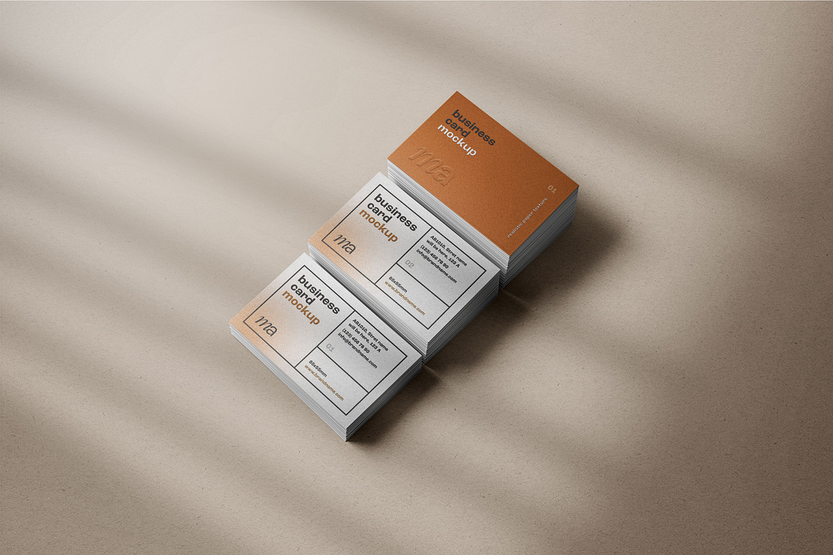 Business Card Mockup Set, a Print Template by mockupatelier (Photo 15 of 17)