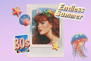 80s Retro Aesthetic Collage Elements, a Graphic by foxsong (Thumbnail 2 of 7)