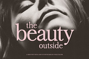 Retro Serif Font - Beauty Outside, a Serif Font by pixelcolours (Thumbnail 1 of 9)