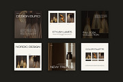 Interior Design Instagram Templates, a Social Media Template by Instprofi | Studio Estimo (Thumbnail 2 of 8)