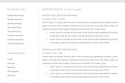 Resume Template / CV, a Resume Template by TheResumeCoach (Thumbnail 7 of 9)