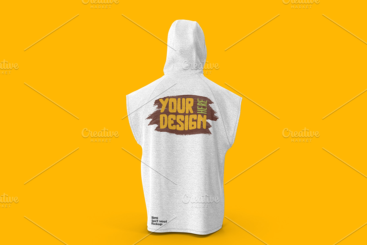 Men's Sport Vest Mockup, a Hoody Mockup by Aprndy85 (Photo 2 of 3)