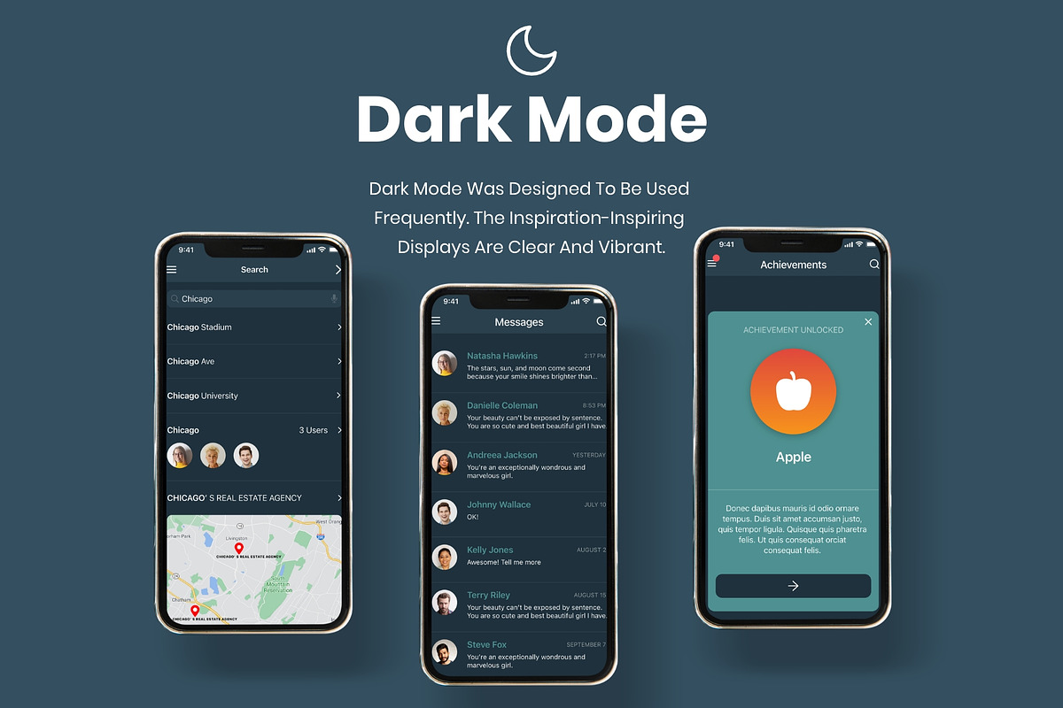Messages & Achievements UI KIt, an UI Kit Template by RPWDS