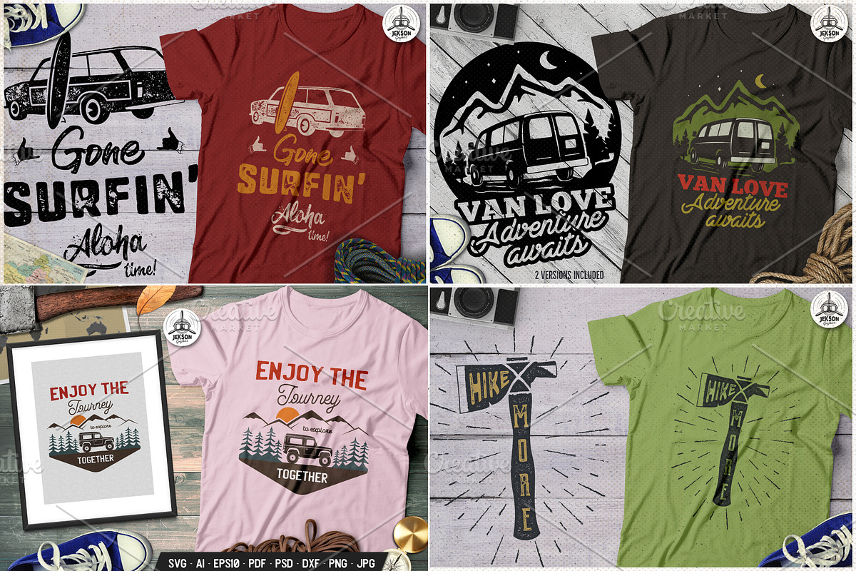Graphic TShirt Designs Bundle Part 2, an Object Graphic by JeksonGraphics (Photo 6 of 10)