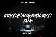 Underground Ink - SVG Font, a Font by Surplus Type Co (Thumbnail 1 of 8)
