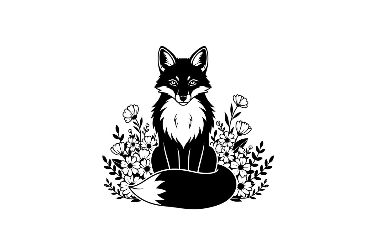 Cute Fox Silhouette Bundle, an Illustration by Designs_River (Photo 5 of 31)