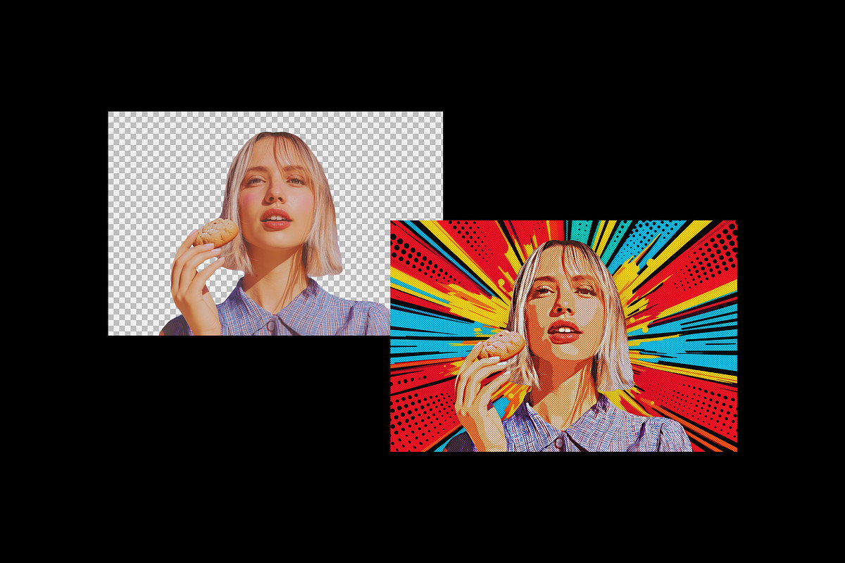 Colorful Pop-Art Photo Effect, a Brushes & More by Design Squad (Photo 2 of 6)