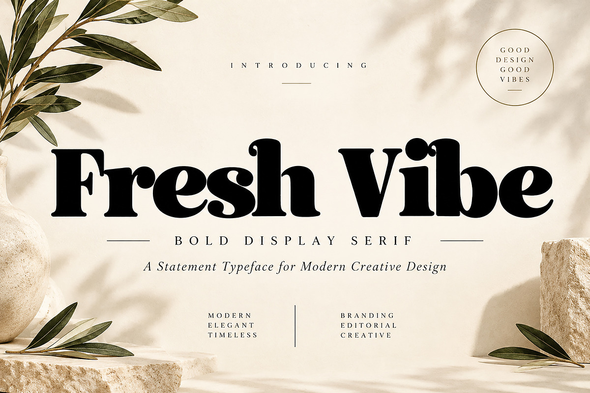 Fresh Vibe, a Serif Font by Wow Magic (Photo 1 of 5)