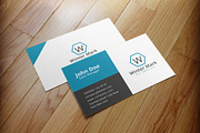 Simple Corporate Business Card, a Business Card Template by Shahjhan (Thumbnail 1 of 3)