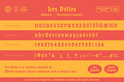Los Pollos | Vintage Print Font, a Serif Font by Illousa (Thumbnail 3 of 7)