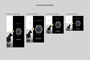 Jewelry Watch Canva Social Template, a Social Media Template by Goashape Studio (Thumbnail 4 of 12)
