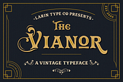 Vianor, a Font by Larin Type Co. (Thumbnail 1 of 9)