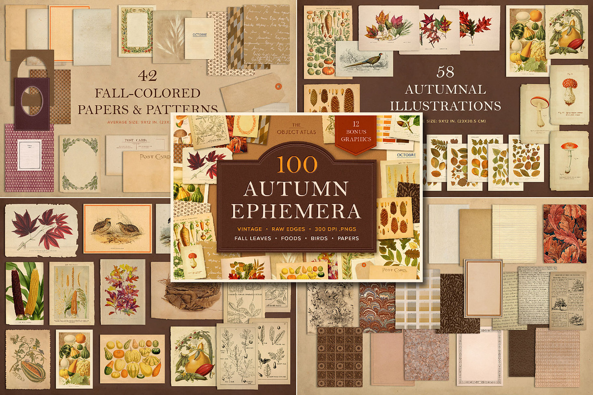 Vintage Bundle – 60% Off! – 21 Packs, an Object Graphic by The Object Atlas (Photo 17 of 26)
