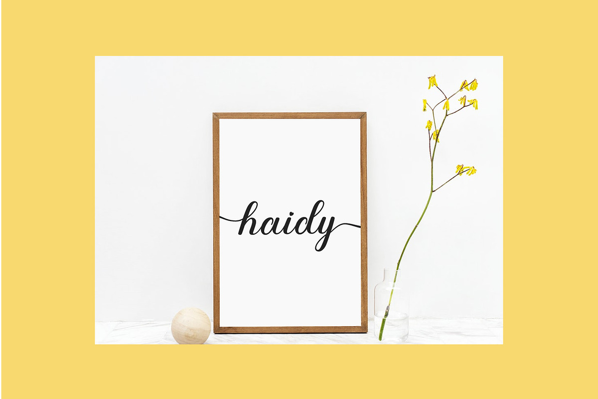 Habiby - Lovely Heart Script Font, a Script Font by Jozoor (Photo 4 of 4)