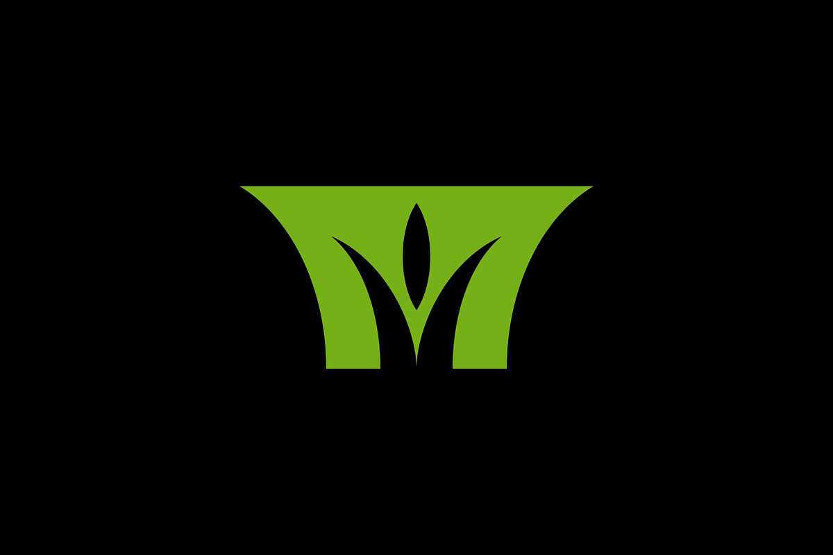 Letter M Grass Logo, a Branding & Logo Template by Buqancreative (Photo 4 of 4)