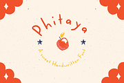 Phitaya | Sweet Handwritten Font, a Handwritten Font by peterdraw (Thumbnail 1 of 14)