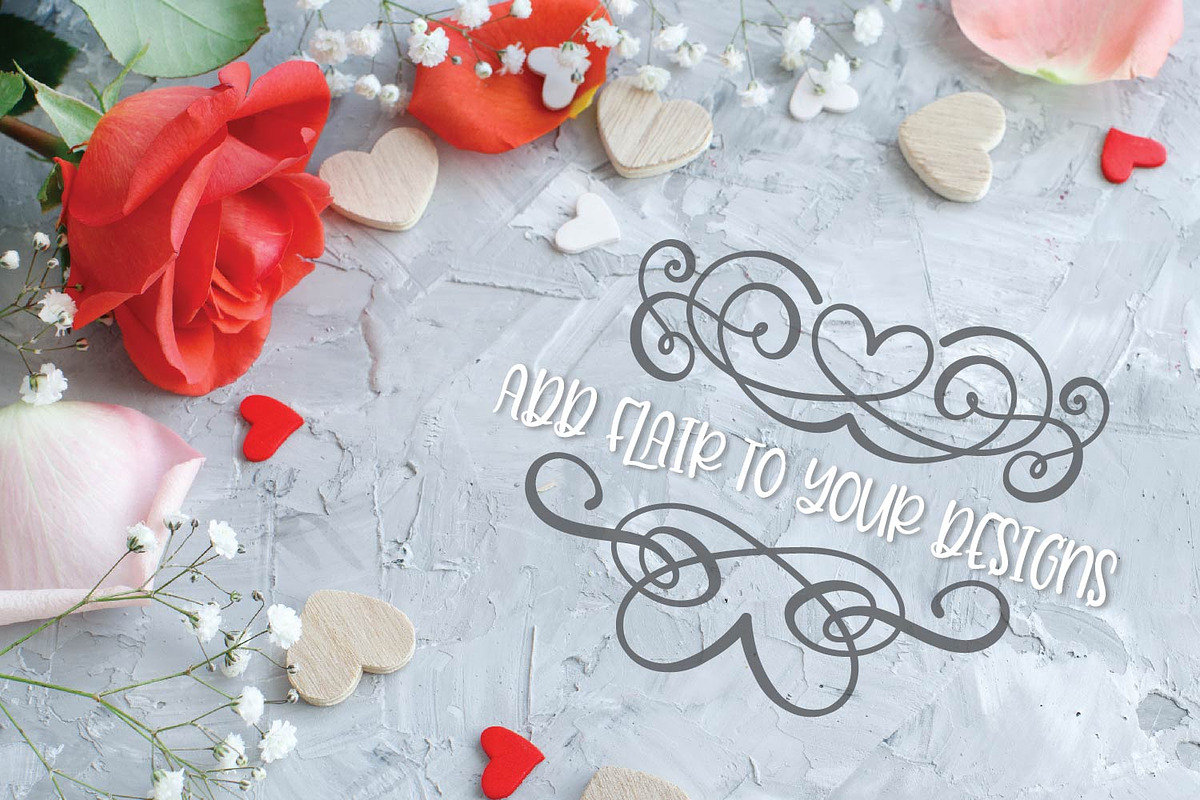 Flourish Font - 60 Ornaments preview 7