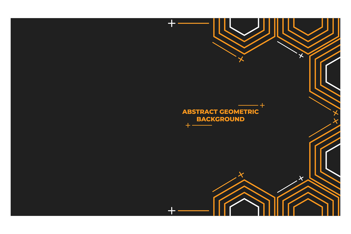 Hexagonal Geometric Background, a Templates & Theme by sekitarief