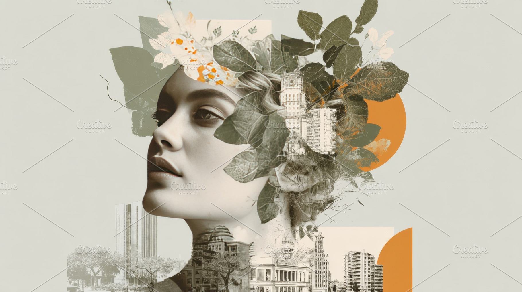 Portrait of nature and city, a Photo by Beautiful things