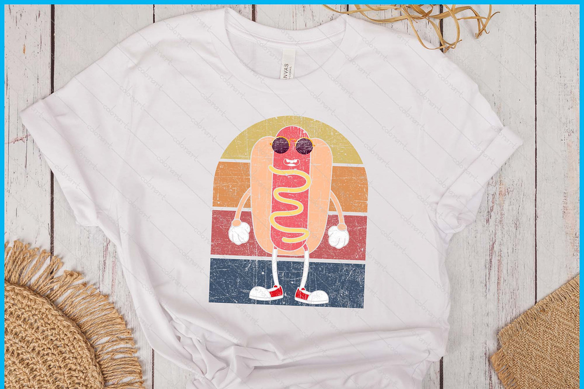 Food Cool Hot Dog SVG PNG, an Object Graphic by Creativeusart (Photo 1 of 4)