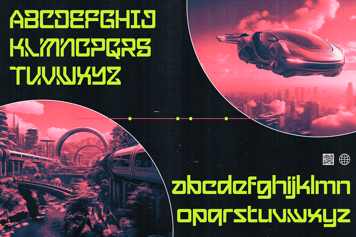 Gigasper - Futuristic Techno Fonts, a Sans Serif Font by Konstantine Studio (Photo 8 of 8)