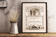 Antique Marriage Certificates -Blank, a Texture Graphic by Blue Line Design (Thumbnail 2 of 11)
