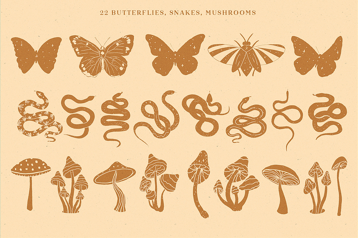 Retro Mystic Graphics Pack, an Object Graphic by Ayya Studio (Photo 9 of 16)