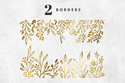 Silver Foil Floral Clipart Set, an Illustration by Brandi Lea Designs (Thumbnail 3 of 7)