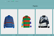 Shopify Cloths eCommerce Theme Blue, a Templates & Theme by Exclusive Themes (Thumbnail 1 of 10)