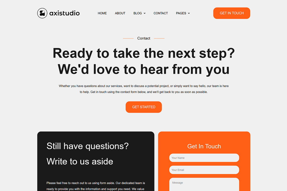 Branding & Creative Studio Elementor, a Landing Page Template by Design Spade (Photo 5 of 10)