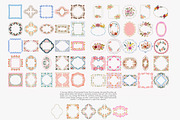 110+ hand painted frames corners, a Decorative Illustration by Patishop Art (Thumbnail 9 of 10)