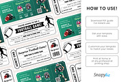 Football Ticket Canva Template, a Card Template by Snapybiz (Thumbnail 2 of 10)