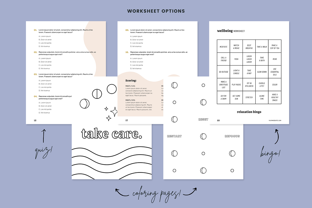 4-in-1 Wellbeing Bundle for Canva, a Templates & Theme by Erin Cassidy (Photo 9 of 29)