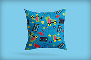 Retro 80s Pattern Green Rollerblades, a Pattern Graphic by Pia Kolle (Thumbnail 2 of 5)