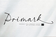 Primark - Organic Calligraphy Script, a Script Font by Cititype (Thumbnail 1 of 13)