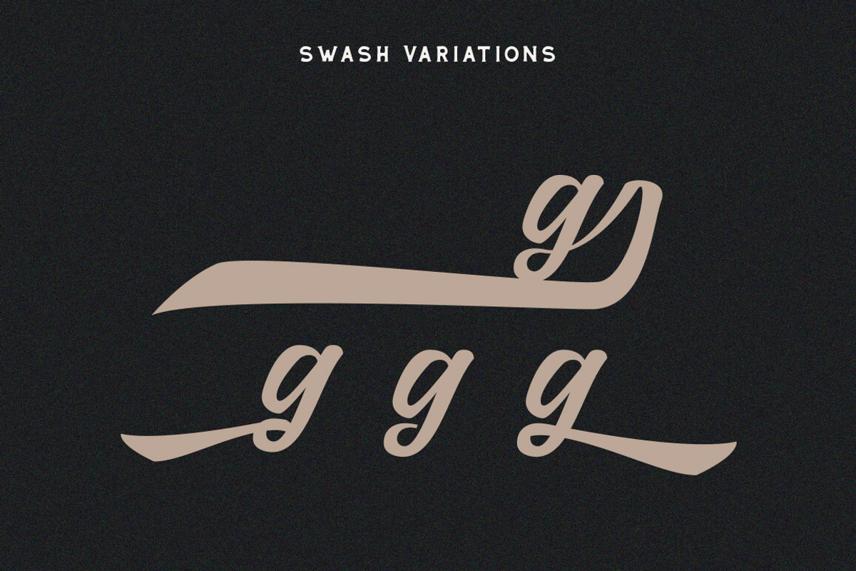 Hadrey - Vintage Bold Script, a Sans Serif Font by Vultype Co. (Photo 12 of 12)