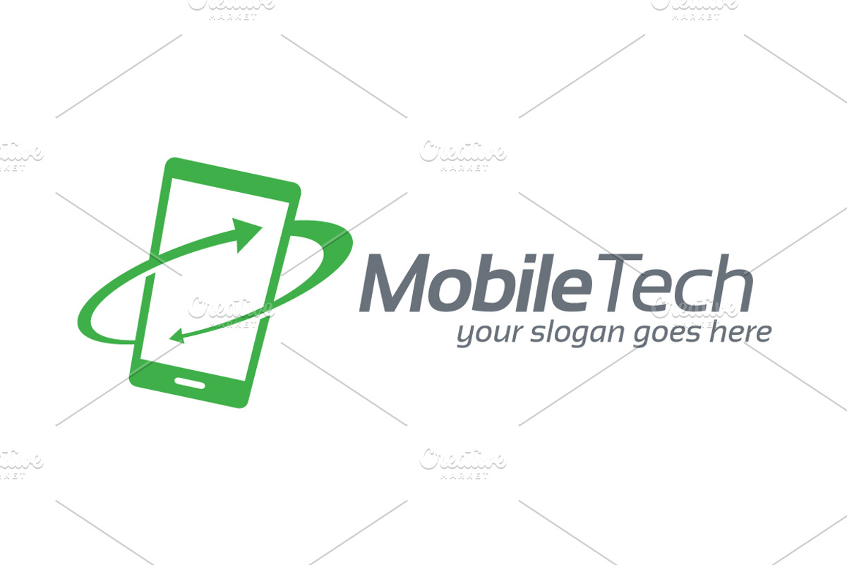 Mobile Sync Symbol Design, a Branding & Logo Template by Toko Pak Sabar (Photo 3 of 6)