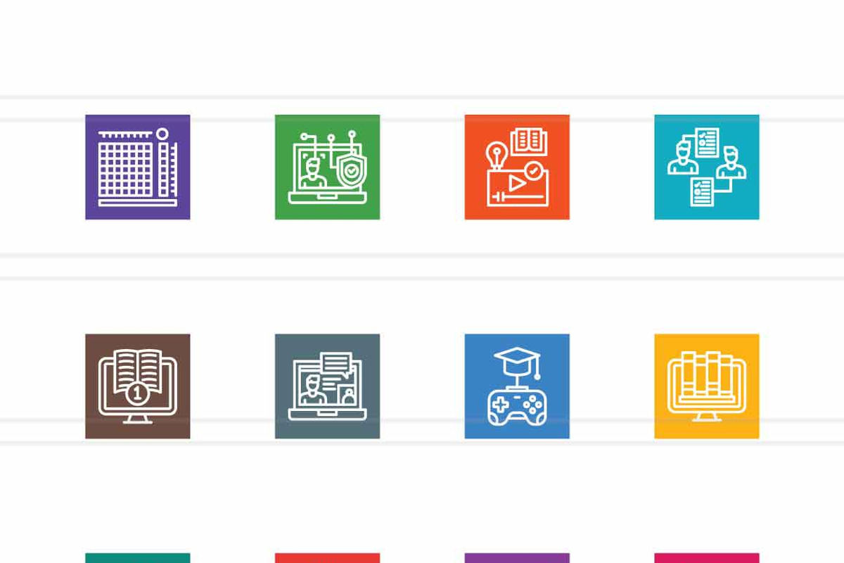 25 EdTech & AI Learning Icons, a Solid Icon by IconBunny (Photo 2 of 2)