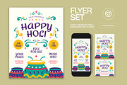 Happy Holi Flyer, a Flyer Template by graphicook (Thumbnail 1 of 3)