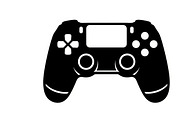 set of gaming controller silhouettes, an Illustration by Amazin_art (Thumbnail 18 of 41)
