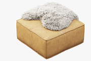 Joybird Lyle Leather Ottoman, a Furniture 3D Model by 3dmitruk (Thumbnail 20 of 30)