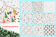 Christmas coloring pages., an Object Graphic by Fairy dreams (Thumbnail 4 of 5)