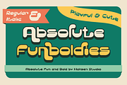 Absolute Funboldies, a Handwritten Font by Haksen (Thumbnail 1 of 10)