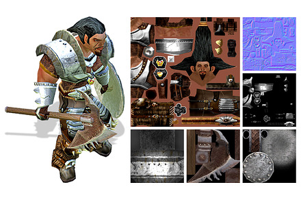 Warrior, a Characters & Person 3D Model by Beatheart Creative Studio