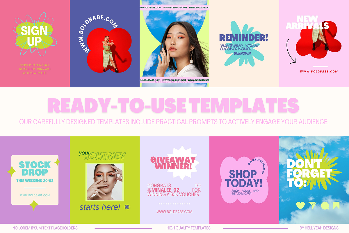 Small Business Instagram Posts, a Social Media Template by Hell Yeah Designs (Photo 8 of 9)